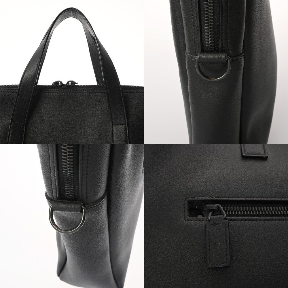 SAINT LAURENT black leather briefcase - Picture 7 of 10